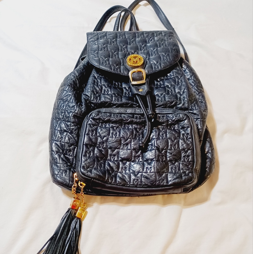 Metro City Backpack leather black